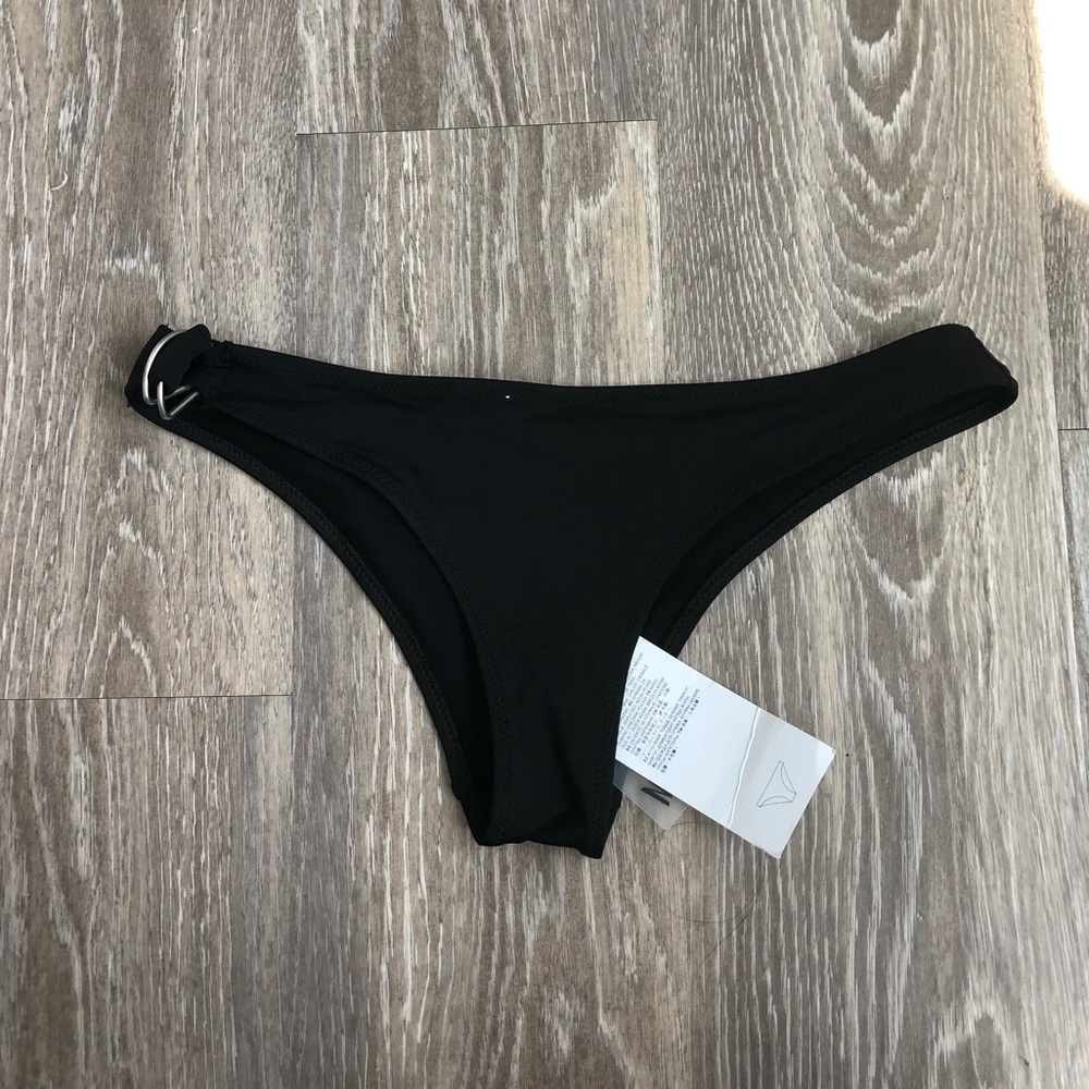 Black bikini bottom